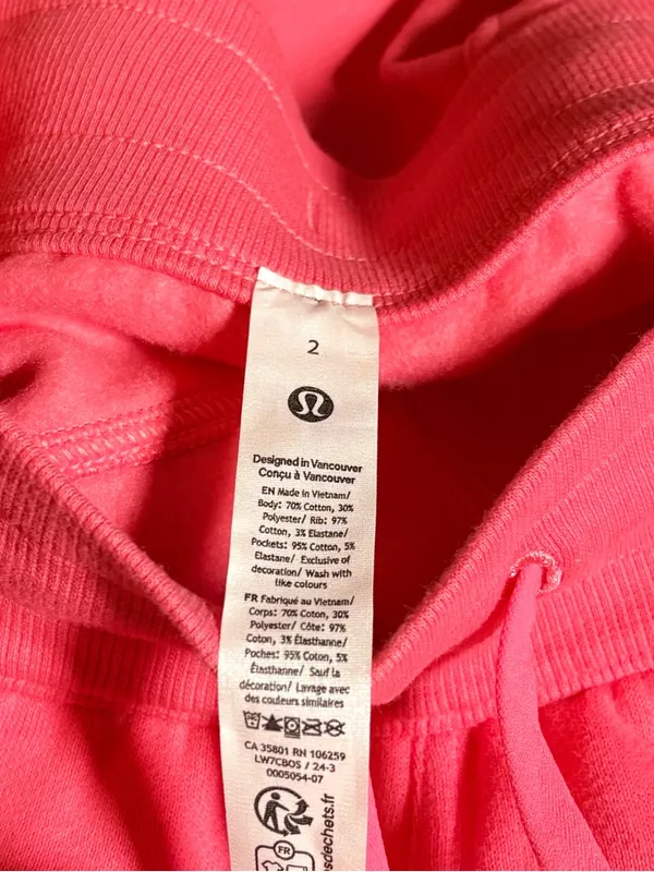 Lululemon Scuba High Rise short, 5”. NWT SZ 2, SAKR (Sakura Pink) - Image 7