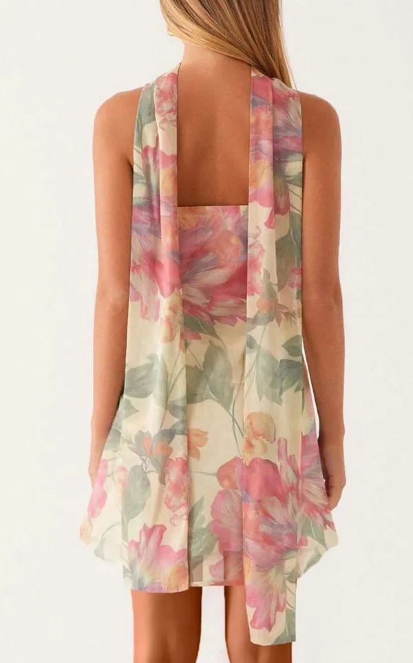 SheIn Floral Tube Top Dress - Image 2