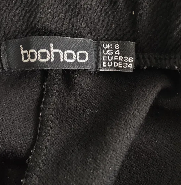 Boohoo Black Envelope Skort - Image 6