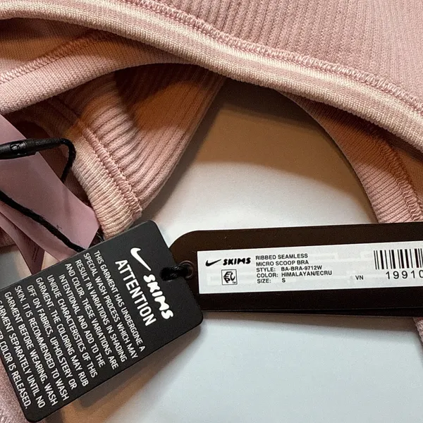 NWT Skims x Nike Ribbed Seamless Micro Scoop Bra - Image 6