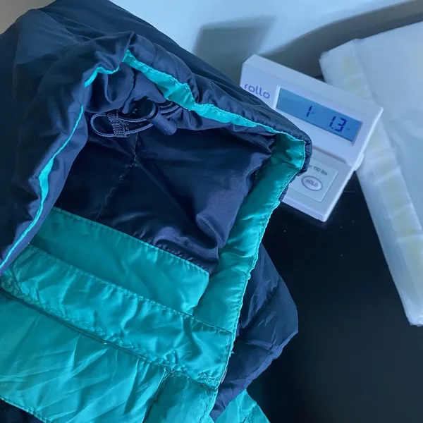 Columbia Jacket Womens Small Blue Turquoise‎ Full Zip Hooded Puffer Zip Pockets - Image 12