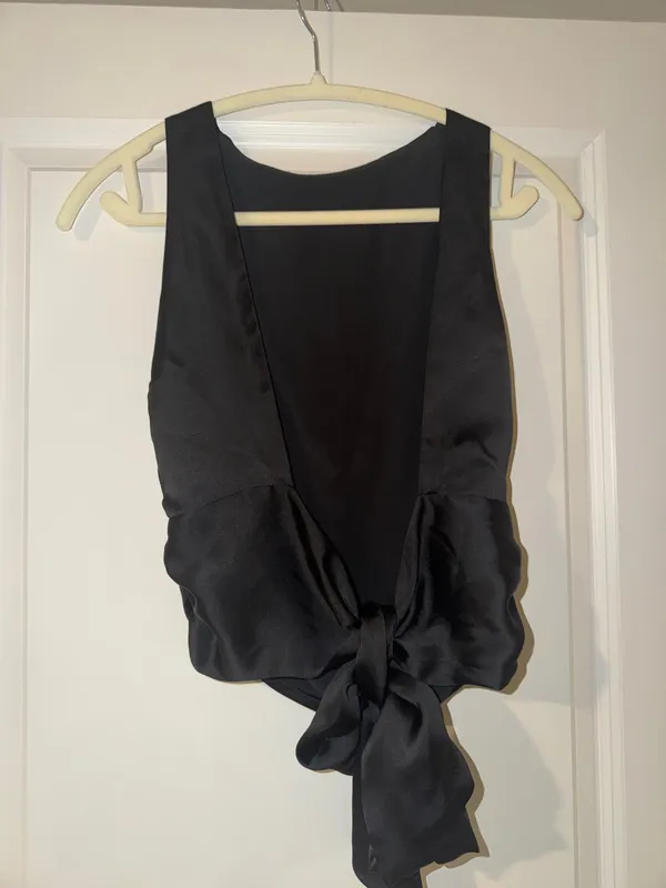 Zara high neck open back top  - Image 3