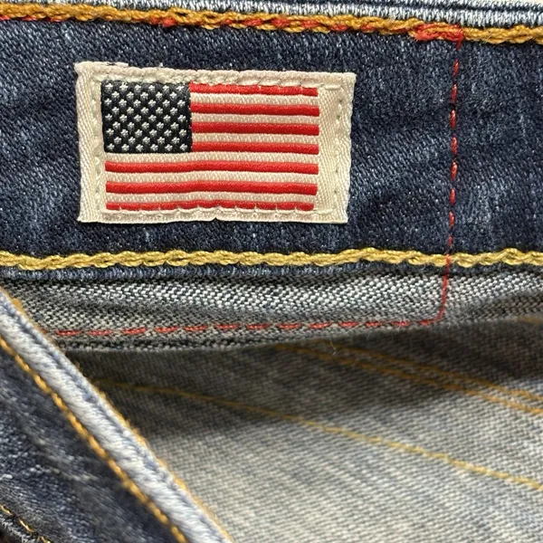 True Religion Becky Vintage Y2K Flare Jeans Size 32 Distressed Low Rise - Image 11
