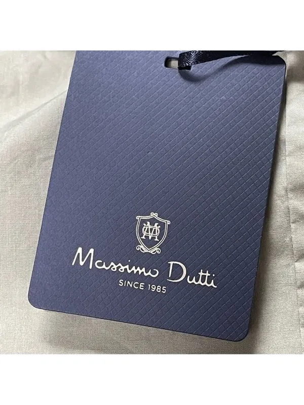 NWT MASSIMO DUTTI - 100% cotton Utility shirt M Academia Minimalist Quiet Luxury - Image 12