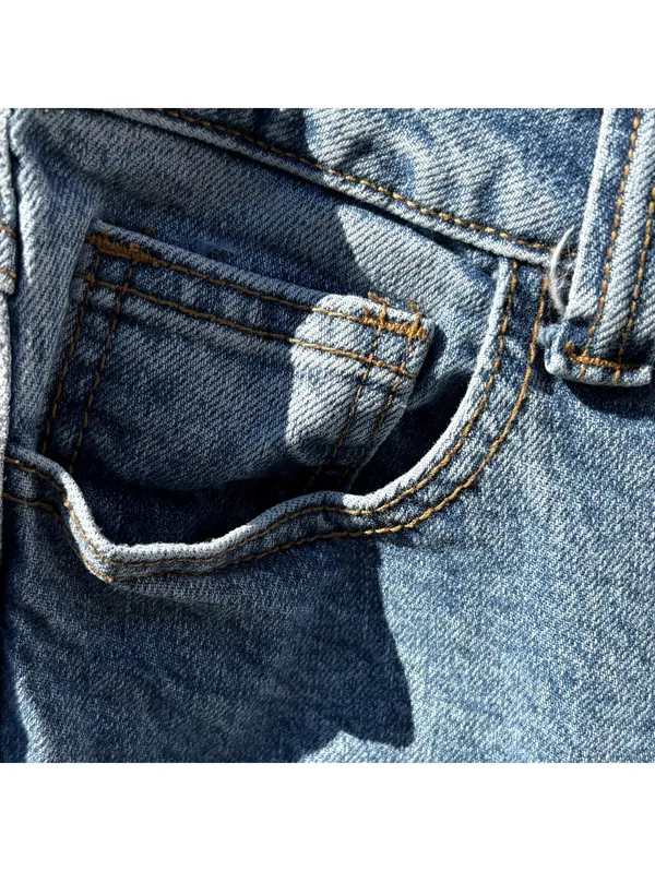 J.Galt Light Wash Bootcut Jeans | S Blue - Image 4