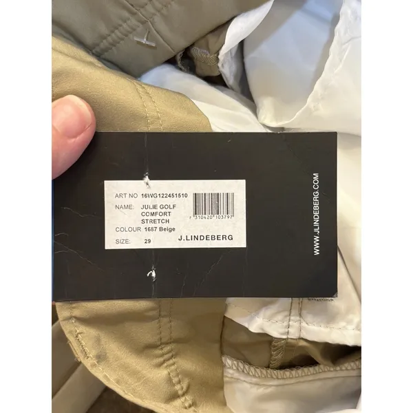 J Lindbergh Julie Women's‎ Golf Pant Size 29 Khaki Beige - Image 6