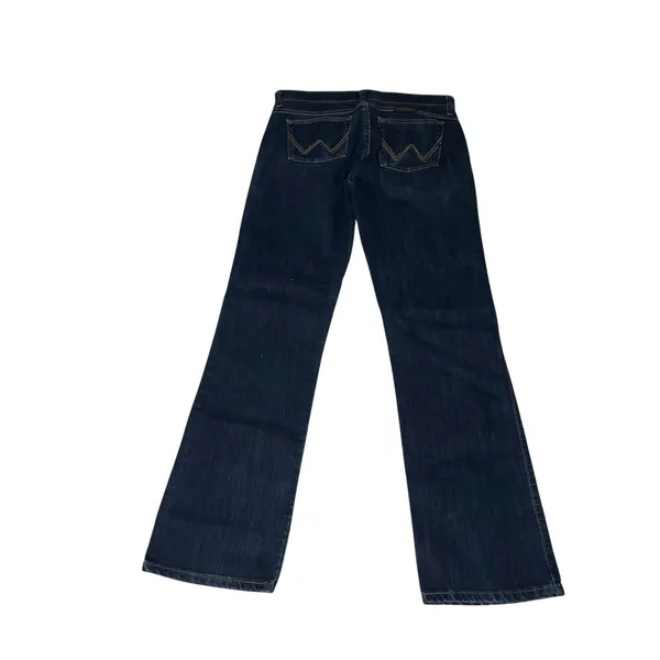 Wrangler Q-Baby Ultimate Riding Jeans 5/6x34 Blue Bootcut Western Cowgirl - Image 2