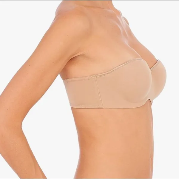Natori Nude Strapless Wire Free Contour Bra 34D - Image 4