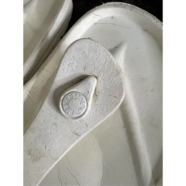 Birkenstock Gizeh Eva Rubber Flip Flop White 41 10.5 - Image 5