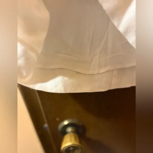 J. Crew golden button linen shift dress in white - Image 7