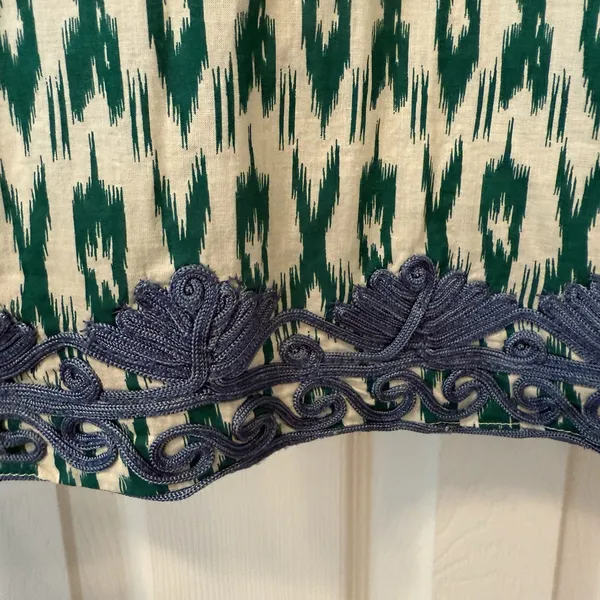 Haute Latitude 100% Cotton Top NWT Women XL Breezy Tunic Heavily Embroidered‎ - Image 4