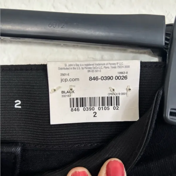 St. John's Bay Black Wide‎ Leg Jeans NEW - Image 6