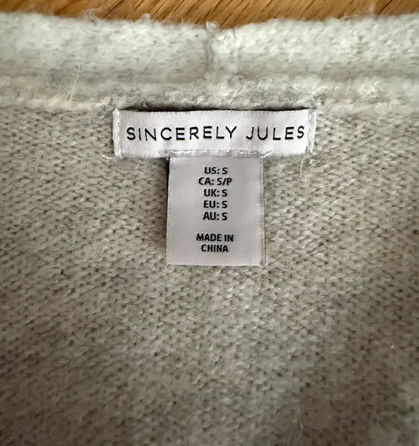 Sincerely Jules Button Front Sweater - Image 2
