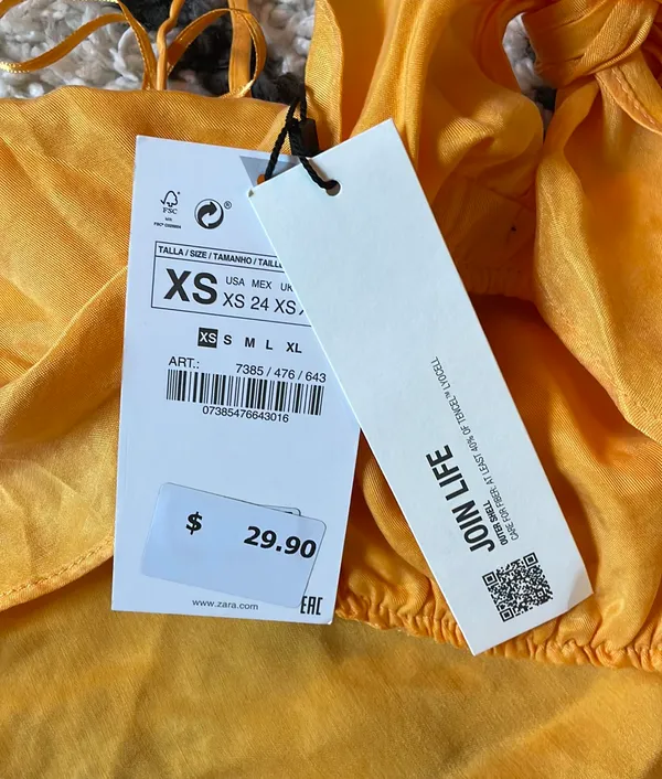 ZARA NWT Satin Effect Crop Top - Image 7
