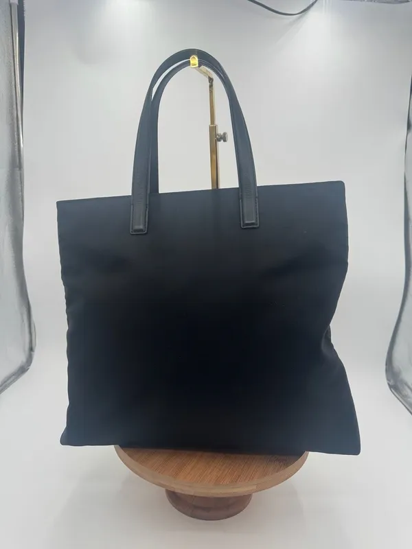 Coach Vintage Mercer Black Nylon Leather Shoulder Tote Bag Y2K - Image 3