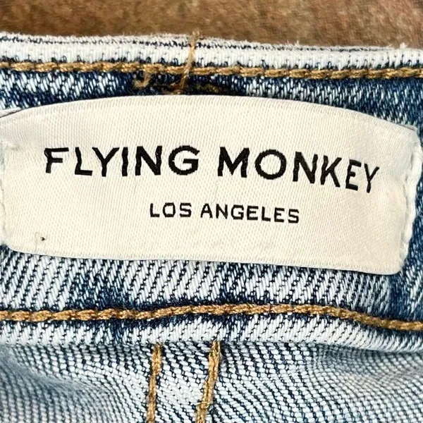 Vervet Flying Monkey Distressed Denim Shorts 24 Women’s 0 - Image 5