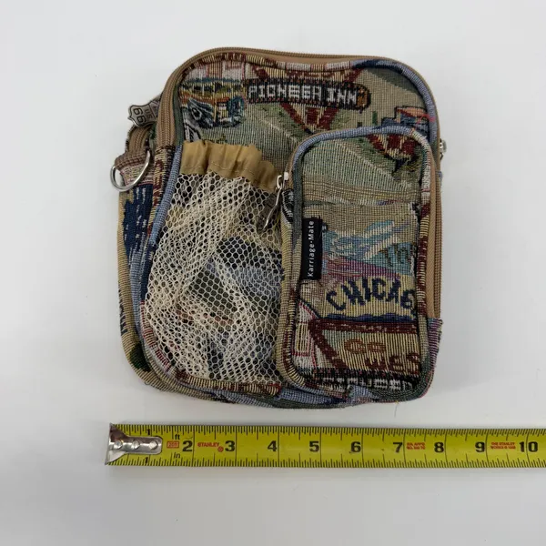 Route 66 Tapestry Mini Crossbody‎ Bag Convertible Shoulder Purse Travel Print - Image 6
