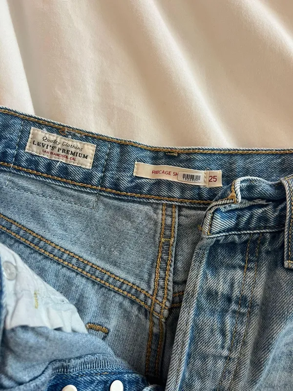 Levi's 501 Denim Shorts - Image 6