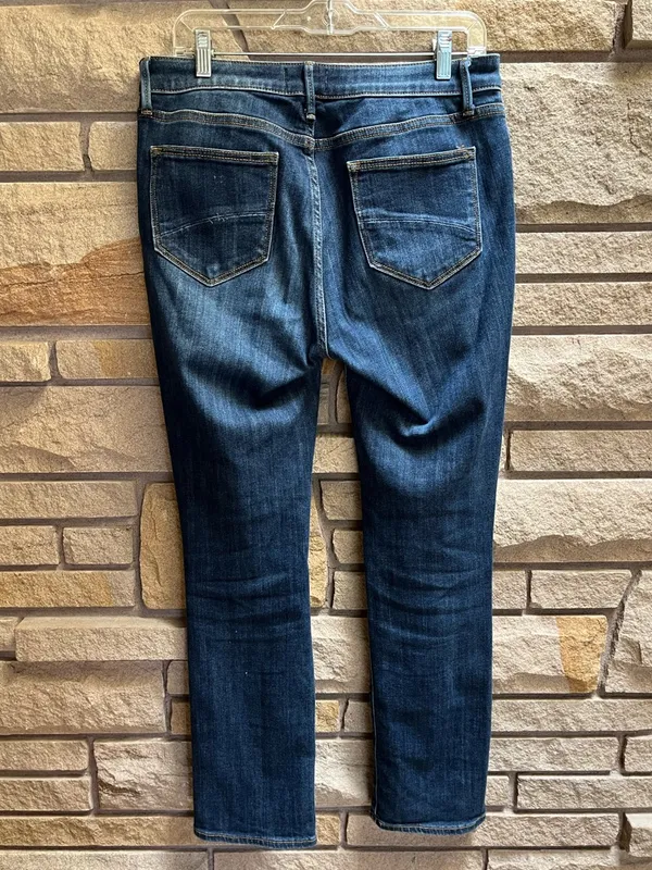 Sundance Driftwood Audrey Straight Leg Jeans Dark Denim Size 30 - Image 3