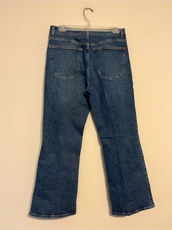 Madewell The Vintage Flare Crop Jean in Larkwood Wash Size 29 - Image 12