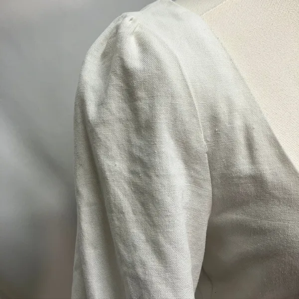 Princess‎ Polly The Villa Mini Dress Womens 8 White Long sleeve Preppy summer - Image 5