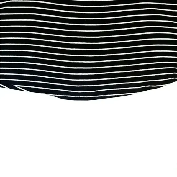 Anthropologie Saturday Sunday Navy White Stripes Crew Neck Dress SZ S - Image 7