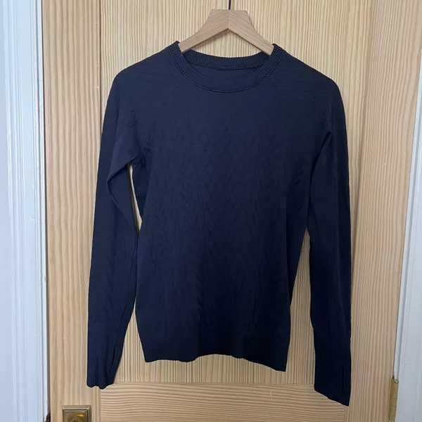 LULULEMON- Rest Less Pullover Midnight Navy Size 6 - Image 2