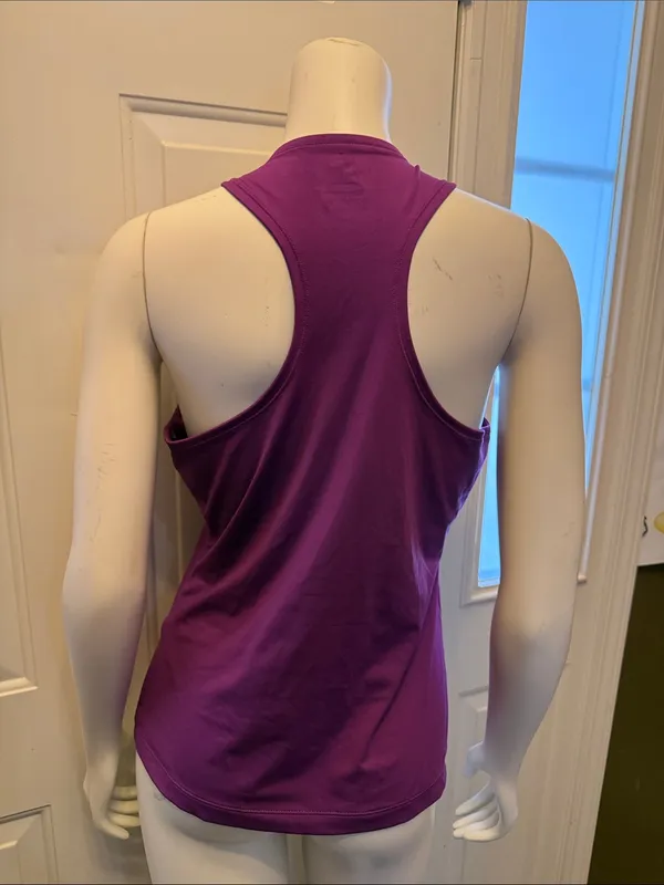 Nike Purple V-Notch Performance Tank - Image 2