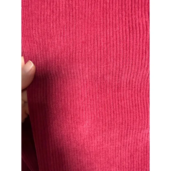 Avec Les Filles Corduroy Button-Up Jacket Shirt Pink M‎ French Girl Layering - Image 6
