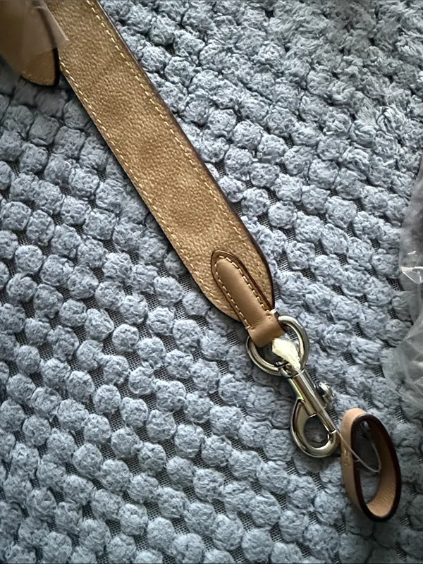 Coach Reversible Strap Silver/Sand/Taupe - Image 4