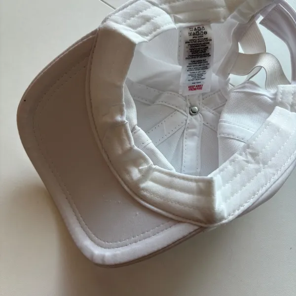 Tommy Bahama Baseball‎ Cap Solid White Hat Adjustable Adult Sport Golf Logo - Image 5