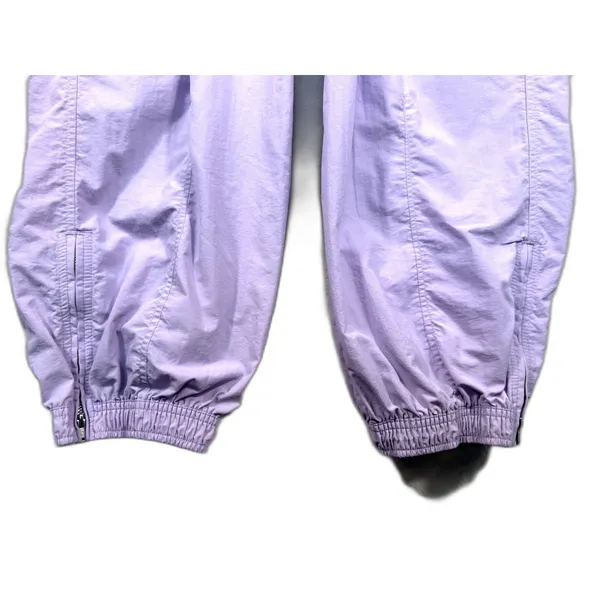 Old Navy Women’s HighWaisted AnkleZip Cargo Joggers Lavender Size Large Nylon - Image 6