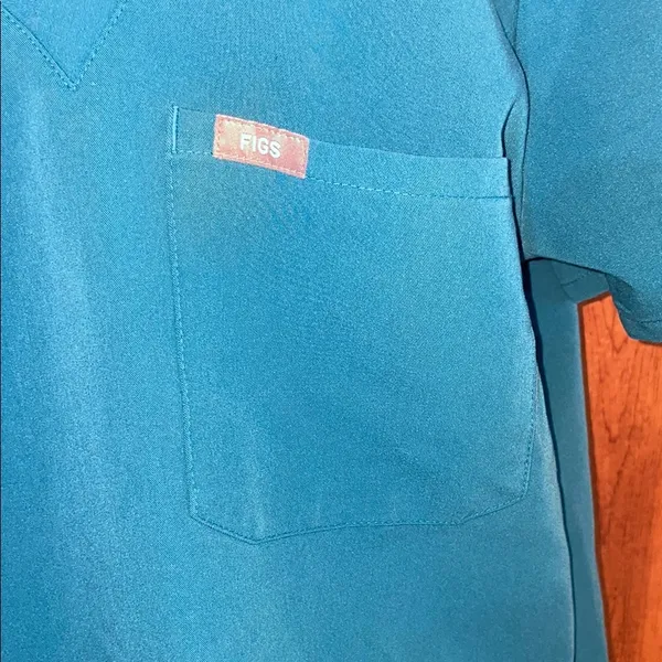 Blue Scrub Set with Jogger Pants blue fig scrubs size small/XS Zamora/caterina - Image 7