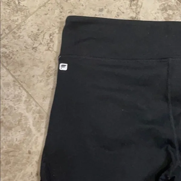 Fabletics Mid-Rise Mesh Powerhold Legging Medium Black Sheer Full Length - Image 13