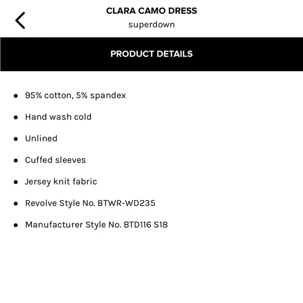 superdown Clara Camo Dress - Image 4