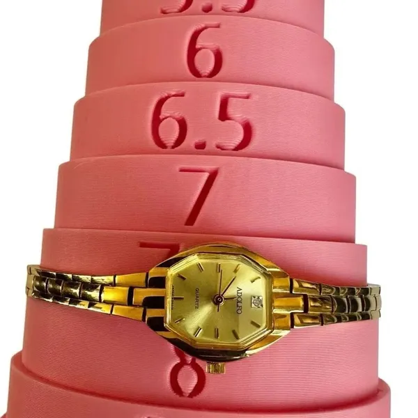 Adolfo Gold-Tone Quartz Watch w/ Diamond Accent - Image 8