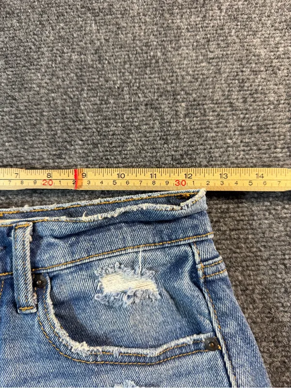 Abercrombie & Fitch Shorts Women's 24 00 Short High Rise Curve Love Distressed - Image 7