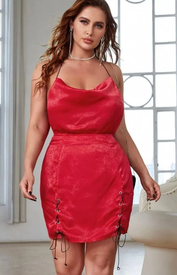 Two pieces red Top and skirt set NEW - Image 5