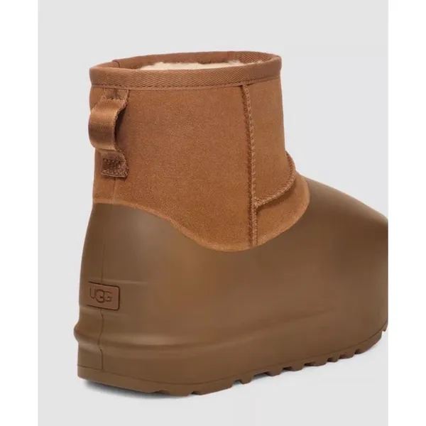 New! UGG Classic Mini Pumped Molded Boots – Chestnut – Women's Size 8 - Image 2