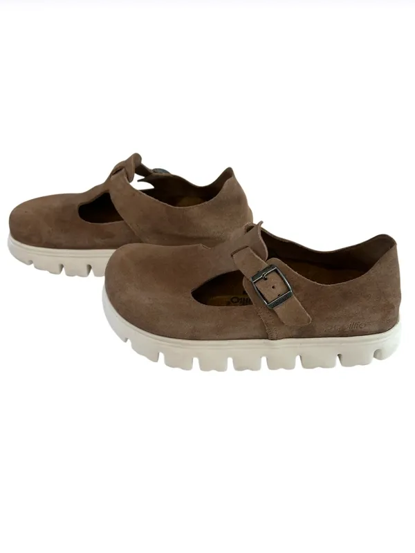 Birkenstock Paris Chunky Platform Mary Jane Clogs warm Sand,Size EU38/US7.5 NWOT - Image 3