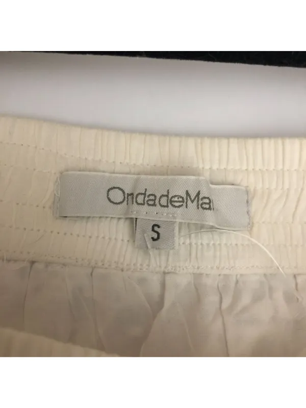 OndadeMar Womens White Lace Mini Skirt Size Small 100% Cotton Swim Cover - Image 3
