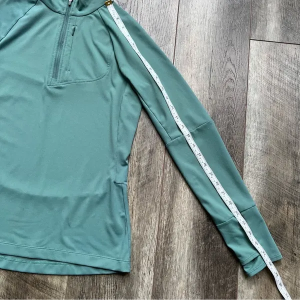 Merrell SelectWick 1/4 Zip Pullover Running Jacket Long Sleeve Shirt Sage Green - Image 11