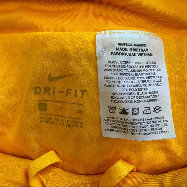 Nike Women’s‎ Dri-Fit Shorts - Orange (Small) - Image 4