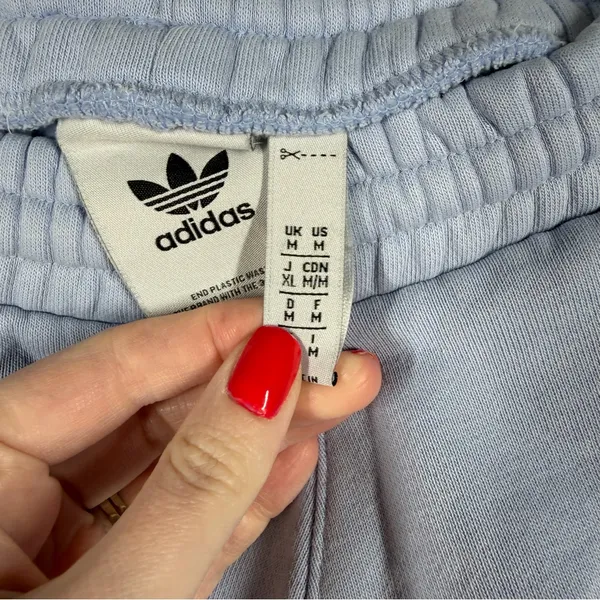 Adidas Light Purple High‎ Rise Sweat Shorts - Image 5