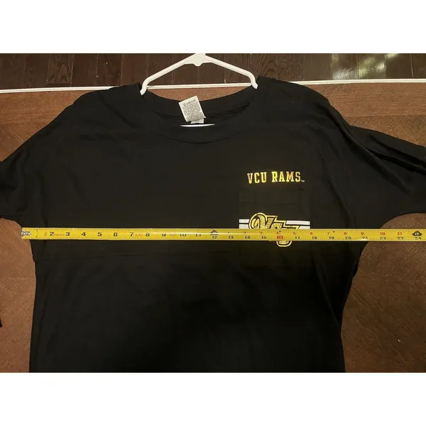 Victoria's Secret Pink VA Commonwealth University Black Long Sleeve Shirt S - Image 5