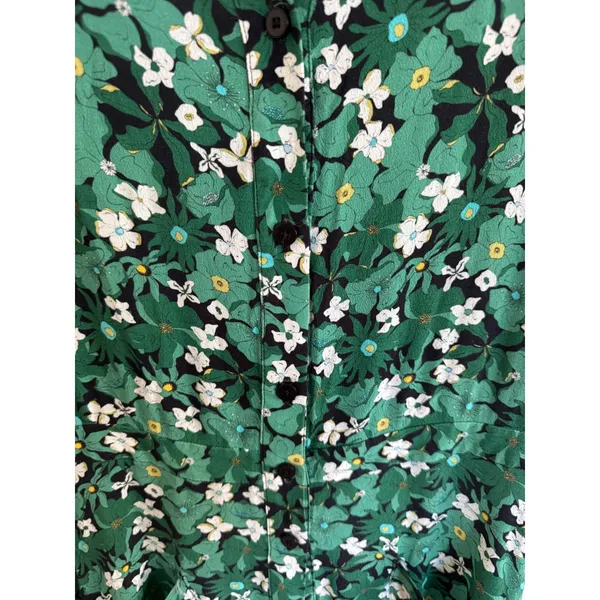 The Kit Cobie shirt dress in Green Primrose floral print size 6‎ - Image 3