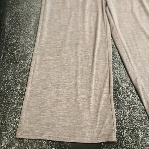 Womens large Vuori Falls wide leg sleeveless henley jumpsuit-rosemary heathered - Image 8