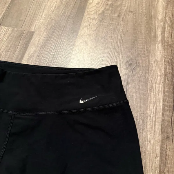 Nike Dri-FIT Black Low Rise Athletic Compression Shorts - Image 3