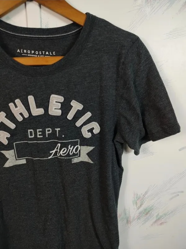 Aeropostale Y2K Gray Tee - Image 2
