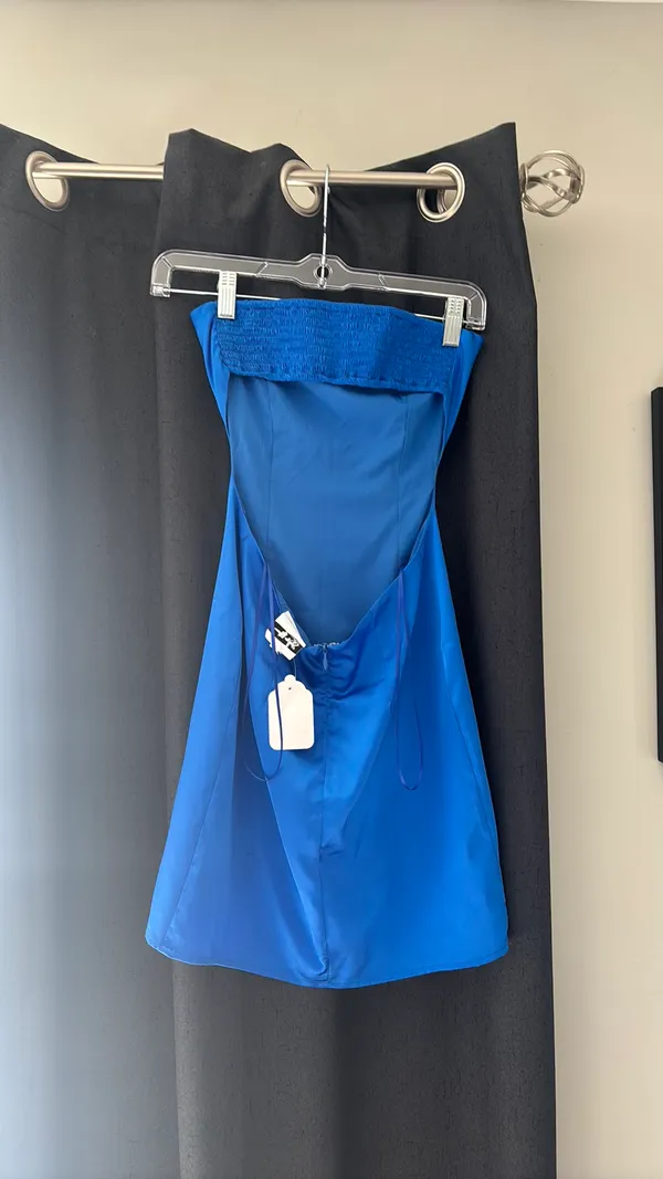 Sky Moon Royal Blue Mini Dress - Image 2